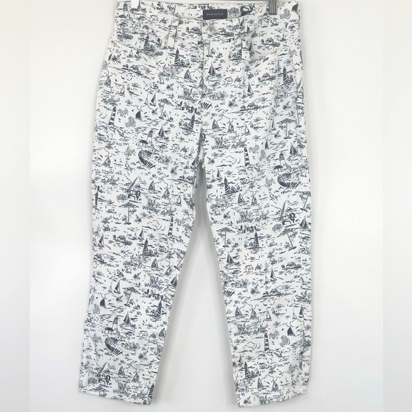 Charter Club Pants - Charter Club Bristol Capri Nautical Coastal 5 pocket Cotton/Spandex Size 8